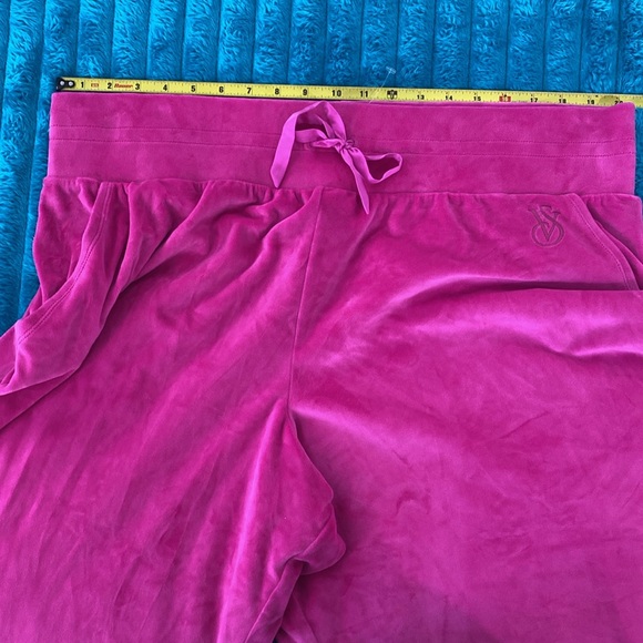 Victoria’s Secret Hot pink velour joggers. NWOT. Size xxl - Picture 8 of 11